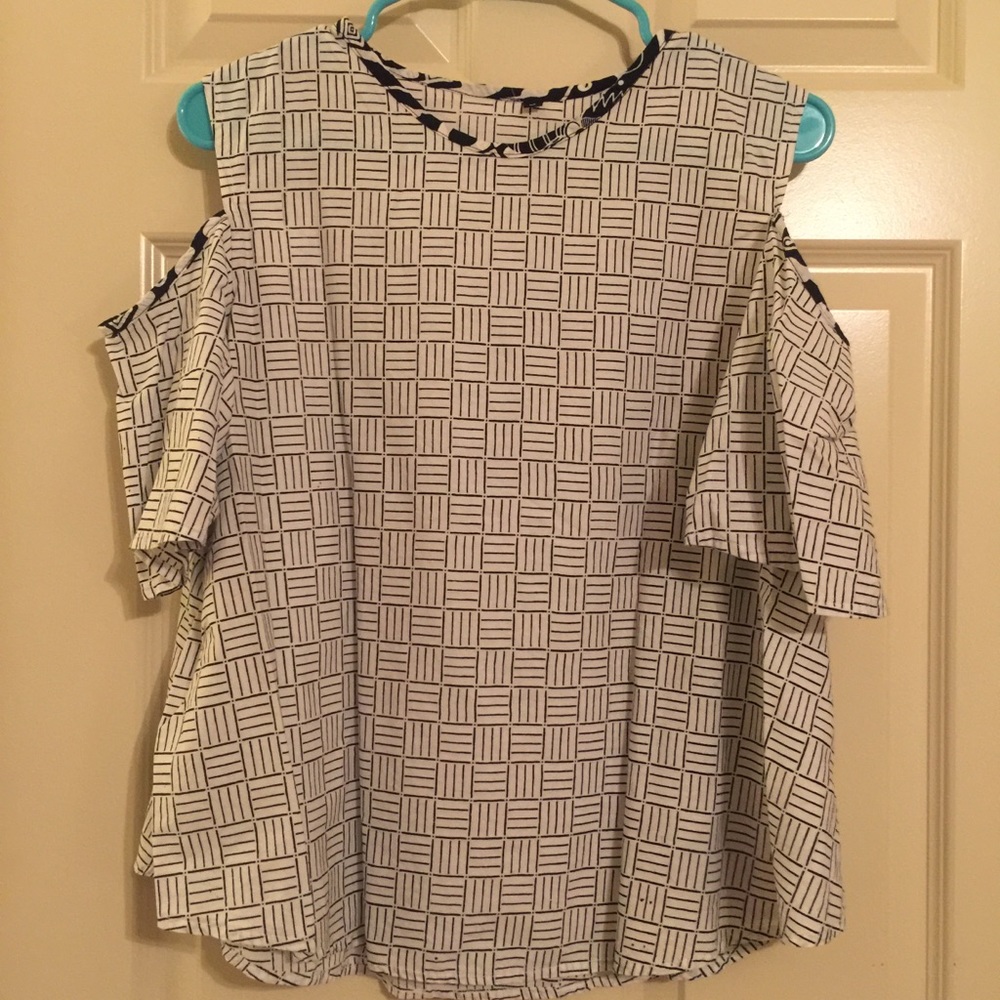 Batik cold shoulder top from Bali